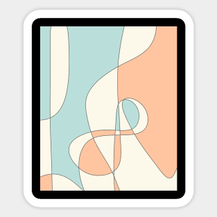 Pastel colors master play Sticker